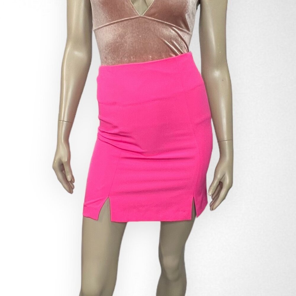 ASOS 2 Pink High Waisted Mini Skirt Short Barbiecore
